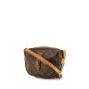 Borsa a tracolla Louis Vuitton Jeune Fille in tela monogram marrone e pelle naturale - 00pp thumbnail