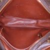 Borsa a tracolla Louis Vuitton Jeune Fille in tela monogram marrone e pelle naturale - Detail D2 thumbnail