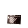 Pochette Louis Vuitton in pelle verniciata monogram viola - 00pp thumbnail