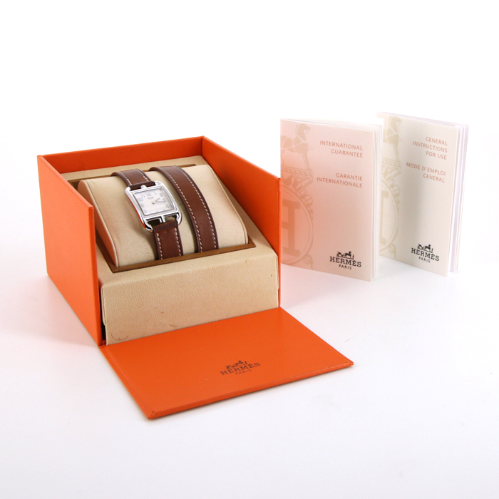 Reloj Hermes Cape Cod de acero Ref :  CC1.210 Circa  2008