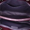 Chanel Shopping GST shopping bag in burgundy quilted grained leather - Detail D2 thumbnail