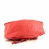 Chloé Marcie large model shoulder bag in red grained leather - Detail D4 thumbnail
