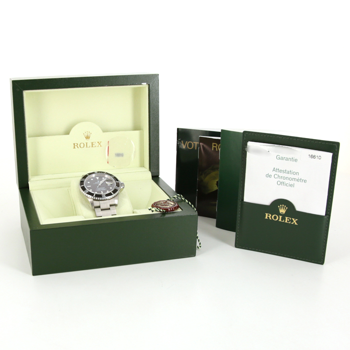 Montre Rolex Submariner Date en acier Ref :  16610T Vers  2006 - Detail D2