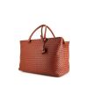 Bottega Veneta handbag in rust-coloured intrecciato leather - 00pp thumbnail