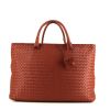 Bottega Veneta handbag in rust-coloured intrecciato leather - 360 thumbnail