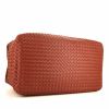 Bolso de mano Bottega Veneta en cuero intrecciato rojo óxido - Detail D4 thumbnail