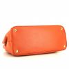 Prada Galleria handbag in orange leather saffiano - Detail D5 thumbnail