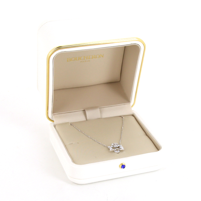 Collar Boucheron Pensée de Diamants en oro blanco y diamantes - Detail D2