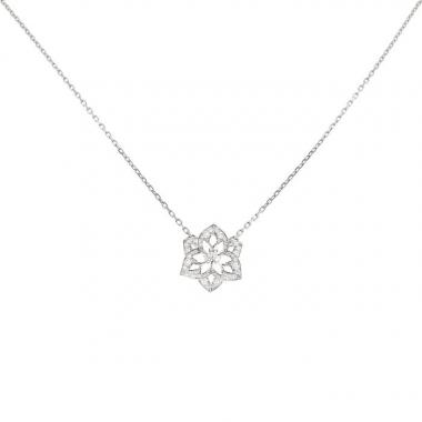 Collana Boucheron Pensée de Diamants in oro bianco e diamanti