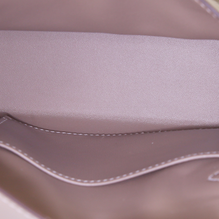 Hermès Kelly 20 cm shoulder bag in etoupe epsom leather - Detail D3