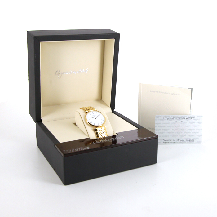 Orologio Longines Les Grandes Classiques in oro placcato Ref :  L4 709 2 Circa  2007 - Detail D2