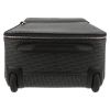 Valise Dior  Trolley en toile monogram enduite grise et cuir noir - Detail D1 thumbnail