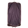 Porta abiti Louis Vuitton in tela monogram marrone e pelle naturale - Detail D2 thumbnail