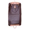 Porte-habits Louis Vuitton en toile monogram marron et cuir naturel - Detail D3 thumbnail