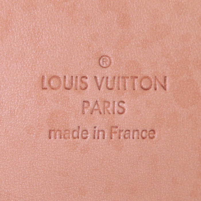 Louis Vuitton clothes-hangers in brown monogram canvas and natural leather - Detail D4