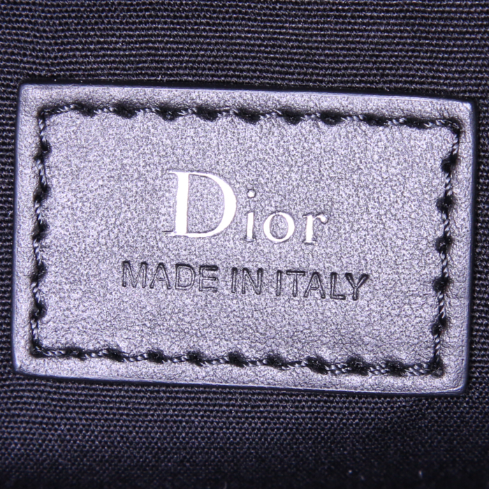 Zaino Dior Rider in tela nera con motivo - Detail D3