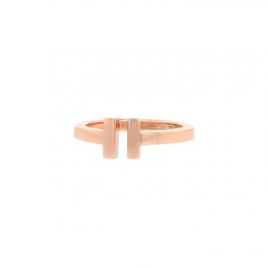Anello Tiffany & Co Square in oro rosa