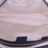 Gucci Jackie handbag in beige multicolor canvas and navy blue leather - Detail D2 thumbnail