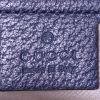 Borsa Gucci Jackie in tela multicolore beige a fiori e pelle blu marino - Detail D3 thumbnail
