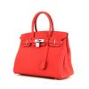 Hermes Birkin 30 cm handbag in Rouge de Coeur togo leather - 00pp thumbnail