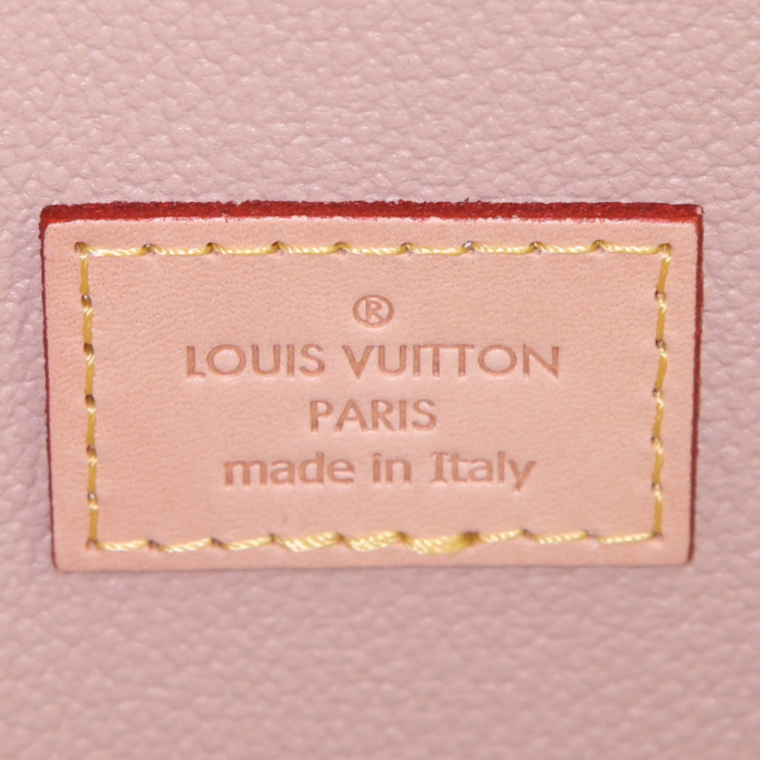 Beauty Louis Vuitton Vanity in tela monogram marrone e pelle naturale - Detail D3