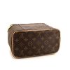 Louis Vuitton Vanity vanity case in brown monogram canvas and natural leather - Detail D4 thumbnail