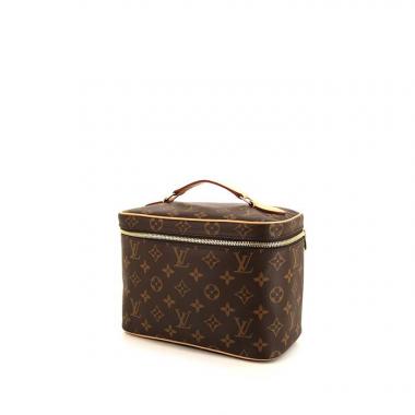 Louis Vuitton Vanity vanity case in brown monogram canvas and natural leather
