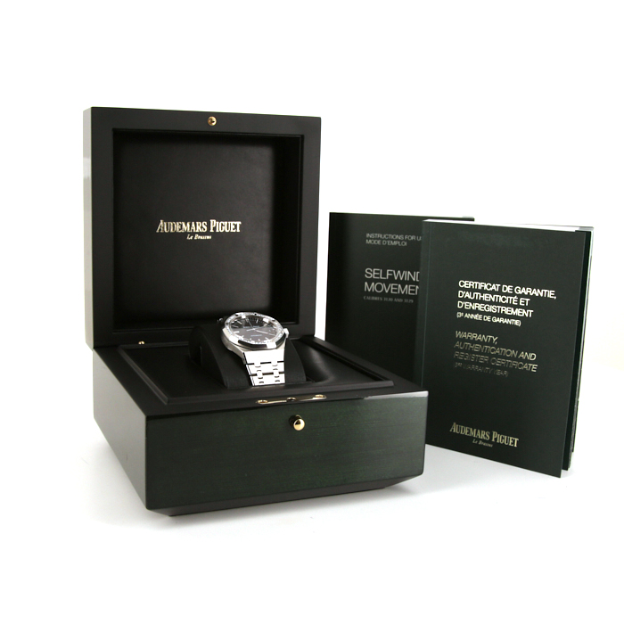 Montre Audemars Piguet Royal Oak en acier Ref : 15451ST Vers 2014 - Detail D3