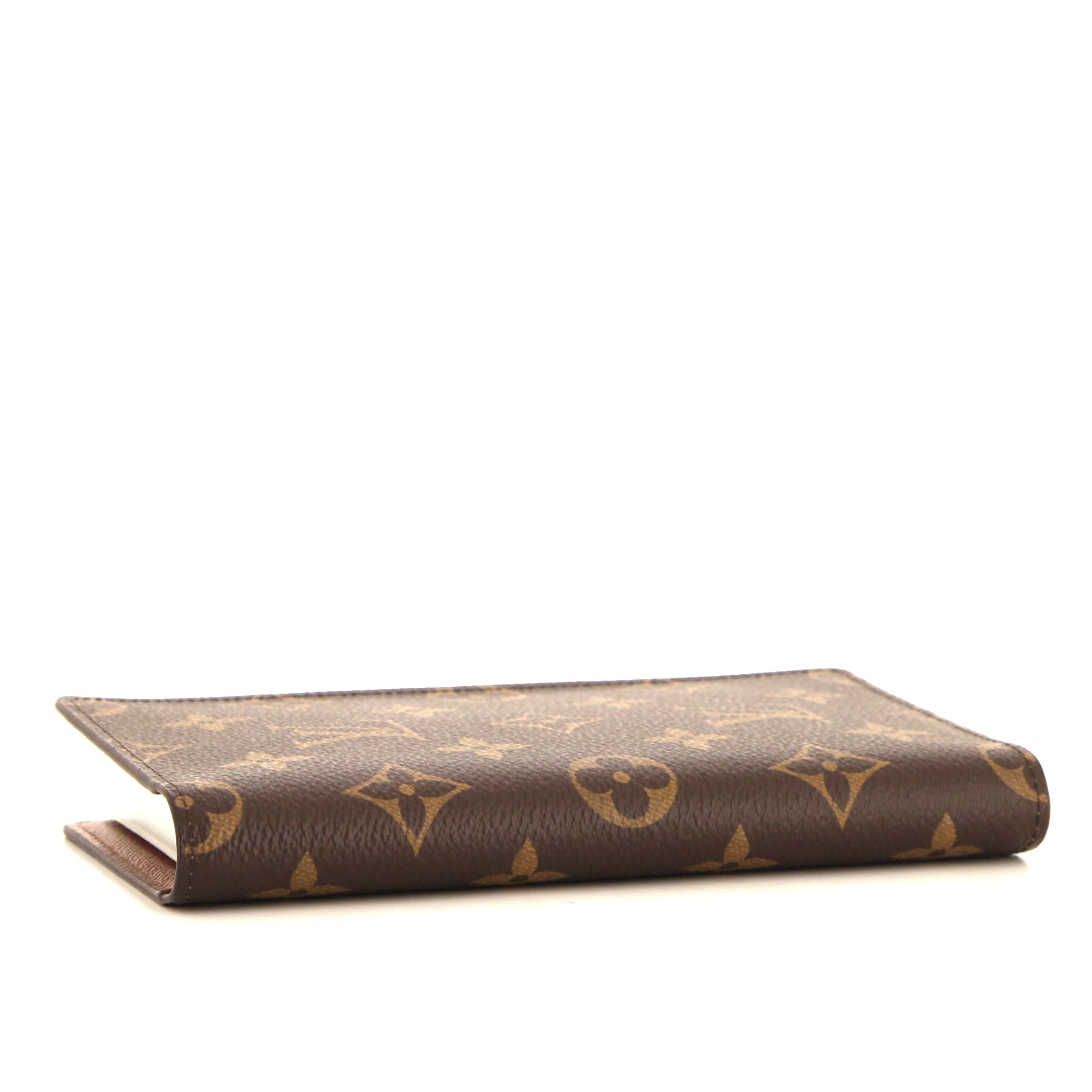 Louis Vuitton agenda-holder in brown monogram canvas - Detail D4