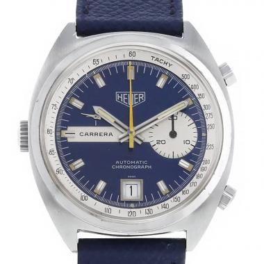 Reloj Tag Heuer Carrera de acero Ref :  1553 Circa  1970