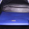 Prada Double large model handbag in blue leather saffiano - Detail D3 thumbnail