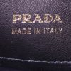 Prada Double large model handbag in blue leather saffiano - Detail D4 thumbnail