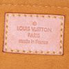 Shopping bag Louis Vuitton in tela denim monogram blu e pelle naturale - Detail D3 thumbnail