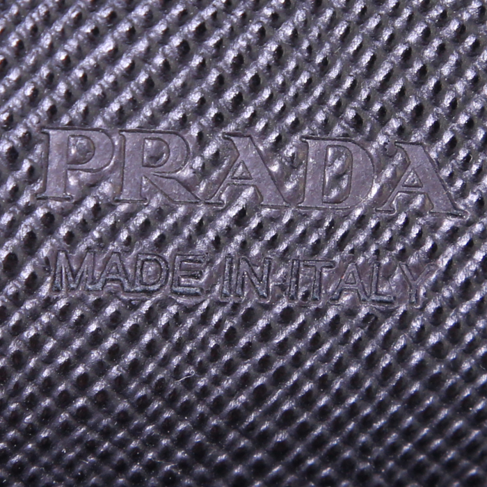 Pochette Prada in pelle nera - Detail D3