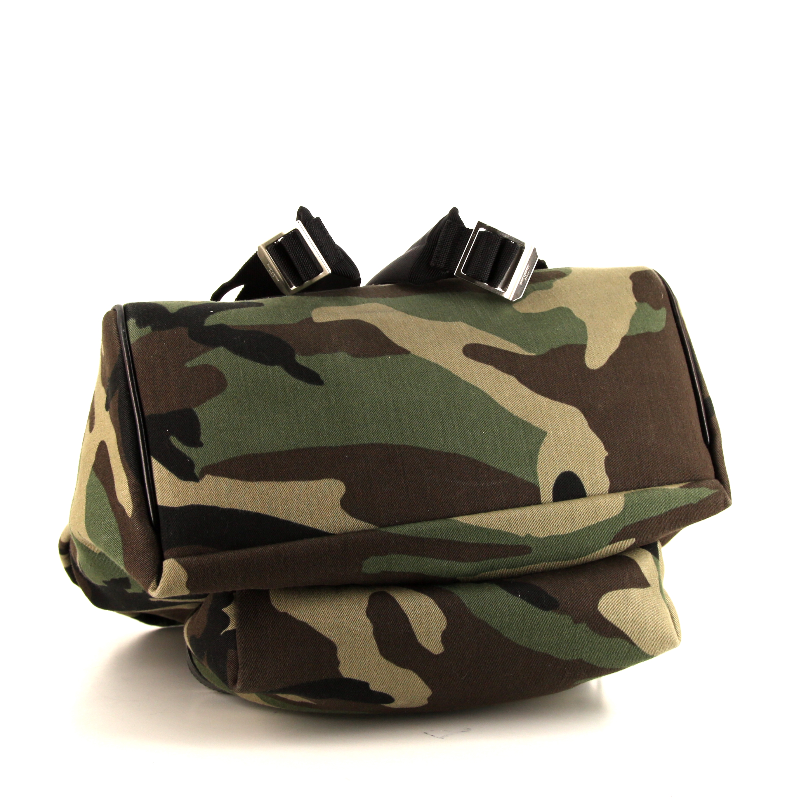 Mochila Saint Laurent y cuero negro - Detail D4