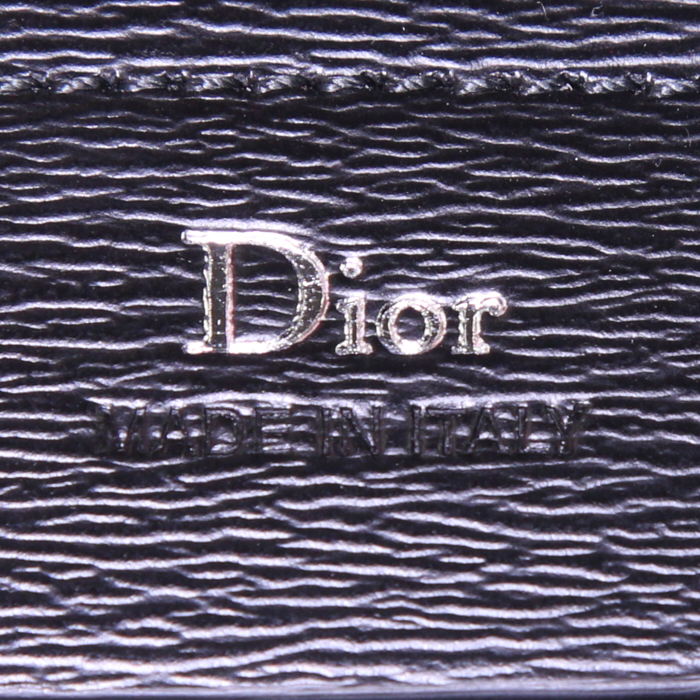 Dior toilet set in grey monogram canvas and black leather - Detail D3