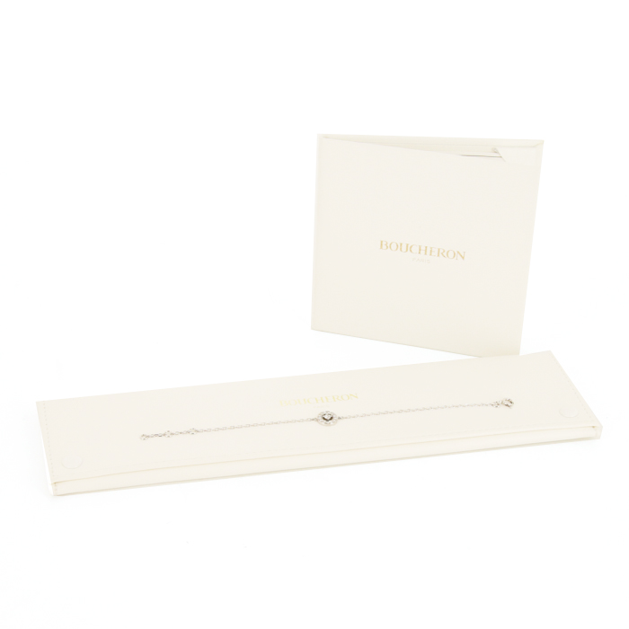 Boucheron Ava bracelet in white gold and diamonds