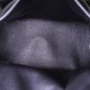 Bolso de mano Hermès Quelle Idole en cuero swift negro y marrón - Detail D2 thumbnail