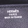 Bolso de mano Hermès Quelle Idole en cuero swift negro y marrón - Detail D3 thumbnail