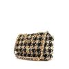 Chanel 19 Maxi handbag in beige and black tweed - 00pp thumbnail
