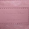 Dior Lady Dior medium model backpack in pink leather cannage - Detail D4 thumbnail