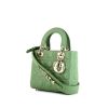 Bolso de mano Dior Lady Dior My ABCDIOR modelo pequeño en cuero cannage verde - 00pp thumbnail