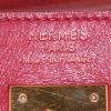 Borsa Hermes Kelly 35 cm in pelle box rossa - Detail D4 thumbnail