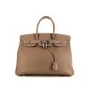 Hermes Birkin 35 cm handbag in etoupe epsom leather - 360 thumbnail
