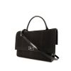 Givenchy Shark handbag in black python and black patent leather - 00pp thumbnail