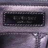 Bolso de mano Givenchy Shark en piel de pitón negra y charol negro - Detail D4 thumbnail