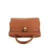 Hermes Kelly 35 cm handbag in gold togo leather - 360 Front thumbnail