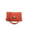 Hermes Kelly 32 cm handbag in brick red togo leather and brick red Swift leather - 360 Front thumbnail