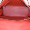 Hermes Kelly 32 cm handbag in brick red togo leather and brick red Swift leather - Detail D3 thumbnail