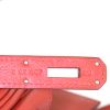 Borsa Hermes Kelly 32 cm in pelle togo rosso mattone e pelle Swift rosso mattone - Detail D5 thumbnail